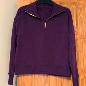 Gaiam Cropped Quarterzip Sweatshirt